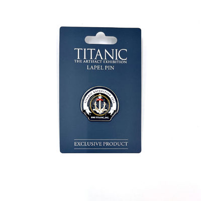 কেনা Lapel Pin for Titanic Enthusiasts Customizable Soft Enamel Badge for Movie Themes Free Design Service Availabl অনলাইনে উৎপাদন